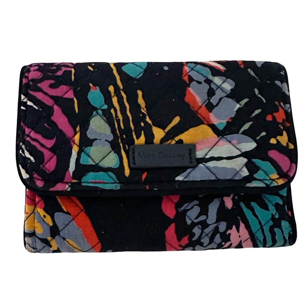 Vera Bradley RFID Quilted Floral Wallet with Security Protection - Picture 2 of 10